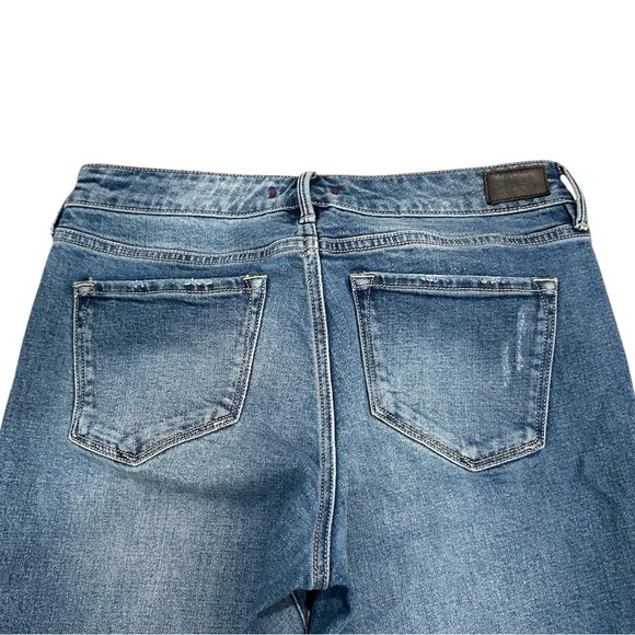 Flared Blue Denim Jeans - Picture 9 of 12